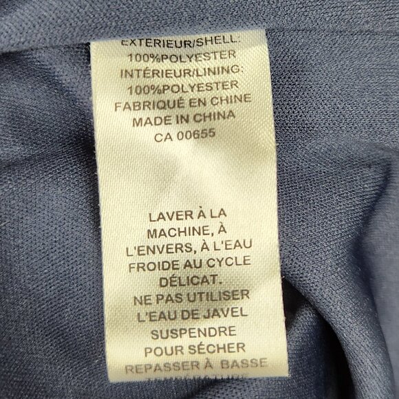 Reitmans Blue, Black & Silver Sleeveless Summer Dress – Size 9 - Picture 5 of 13